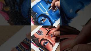 Most beautiful eyes #radhakrishna #krishna #painting #viralvideo #drawing