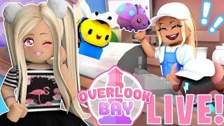  LET'S GO TO WORK!  Playing Overlook Bay's New Jobs LIVE!  Overlook Bay Roblox