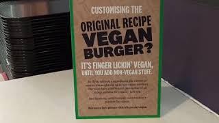 KFC Vegan burger for #veganuary #KFC