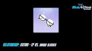 Blue Archive - Relationship Story: Kotori - EP 05. Unique Glasses