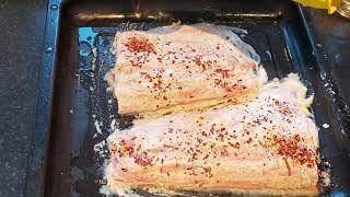 baked trout spicey fish 