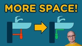Replace Your P-Trap & Reclaim Cabinet Space!