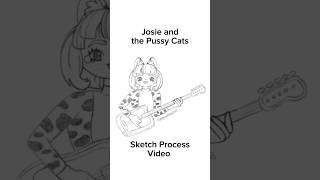 Josie and the Pussy Cats Sketch Process 