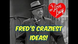 Best "I Love Lucy" Fred Mertz Craziest Ideas Moments!!