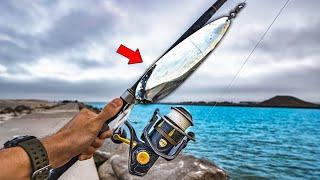 this 1 foot long spoon caught sea monsters - big lure big fish!