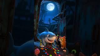 baby Shark Setting a Sweet Trap for the Kittens |  #babysharks #funny #cute