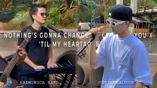 NOTHING'S GONNA CHANGE MY LOVE X 'TIL MY HEARTACHES END - Harmonica Band Ft. Justine Calucin