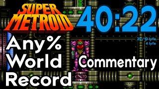 [WORLD RECORD Commentary] Super Metroid - Any% Speedrun in 40:22