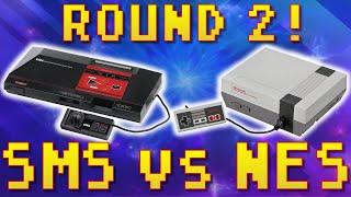 Sega Master System vs. Nintendo NES! (Round 2!) *34* Games Compared!!!