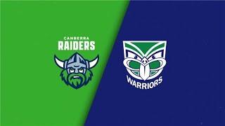 NRL Full Match Replay 2025 | Canberra Raiders vs. New Zealand Warriors | Round 1