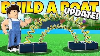 BENDY SPRINGS UPDATE! *Rotatable Springs, RB Battles & MORE!* Build A Boat