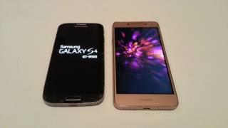 Samsung galaxy s4 vs Huawei y5 II startup test