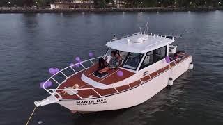 Manta Ray Yacht in Goa | Yacht for Couple | Perfect for Dolphin Spotting & Fishing | Das Tourism