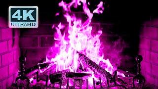  PINK FIREPLACE 4K Ultra HD