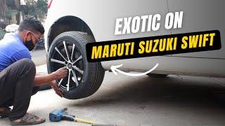 New Alloys on Maruti Suzuki Swift | EXOTIC by NeoWheels