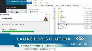 Generating a solution for a CRYENGINE project