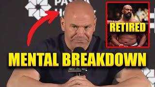 Dana White Devastated As He Announces Jon Jones UFC Retirement