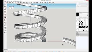 SketchUp. Как делал пружину.