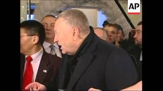 LDPR congress with soundbites from Zhirinovsky and Lugovoi