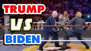 Trump Takes On Biden In The Ring! [GONE WRONG...]