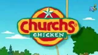 Funny Ads The Simpsons Churchs Chicken