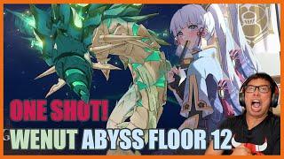 Ayaka one shots Wenut! New Abyss Floor 12 | Genshin Impact