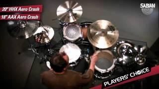 SABIAN Players' Choice - Neil Peart Demos the HHX and AAX Aero Crashes