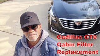 2018 Cadillac CT6 How To Change Cabin Filter