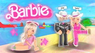 WE BECAME BARBIE & KEN WITH OUR COUSINS IN MM2!! (FUNNY MOMENTS)