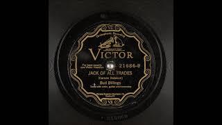 Jack of All Trades ~ Bud Billings (Frank Luther) with Violin, Guitar, and Harmonica (1928)