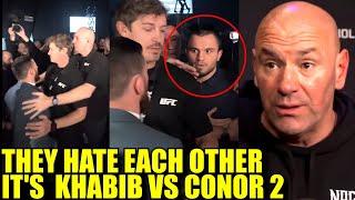 MMA Community React to Merab vs Umar backstage Heater Altercation,UFC 310 Face-off,Dana-Alex Pereira