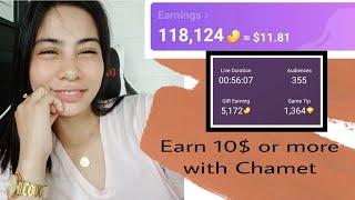 Paano kumita Kay Chamet App? Earned 10$ weekly [Part 1]