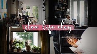 Slow Daily Life Vlog | Rainy Days, Baking Bread & Making the House a Home
