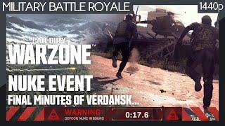 Warzone (2021) Nuke event - Final minutes of Verdansk (No commentary) 1440p