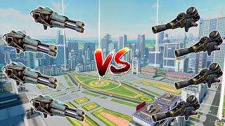 WR Tumultus VS Retaliator Titan Weapon Comparison |WAR ROBOTS|