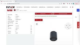 E-Z LOK Adds Threaded Insert CAD Models to Online Catalog