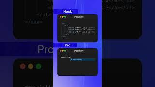 HTML Emmet Shortcut for Cleaner Code  | Pro Tips for Developers! #Emmet #HTMLTricks #CodeTips