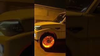 Scorpio Modified Driving 20 inch alloy wheels with led lights #vipcars0809 #shorts #scorpio