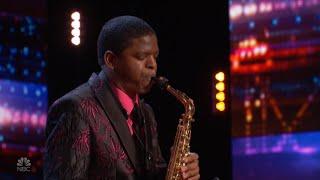 Avery Dixon - Saxophonist - Best Audio - America's Got Talent - Golden Buzzer - May 31, 2022 - HD