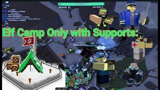 Elf Camps vs Fallen mode - Tower Defense Simulator Chritmas Event 2022