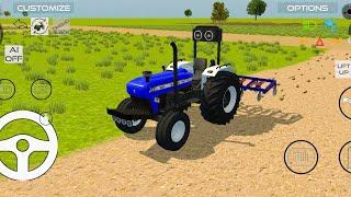 Farming Games ll Harvester Machine ll New Holland Tractor ll Gameplay #simulator
