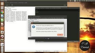 How to crack Sublime - UBUNTU