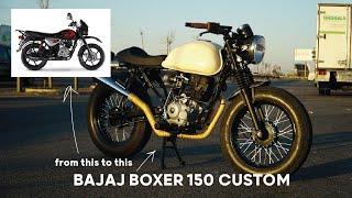 BAJAJ BOXER CUSTOM дешевый кастом доступен каждому Cafe Racer/scrambler