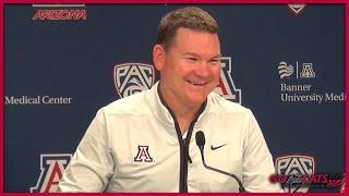 Coach Tommy Lloyd talks after Arizona's 70-67 win over Washington | GOAZCATS.com video