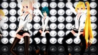 [MMD] 2NE1 VS. PSY VS. BIG BANG ~ SeeU, Miku, Rin, Neru