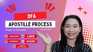 Apostille Process (DFA)