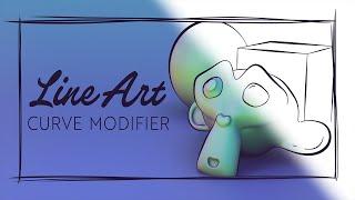 Blender Line Art Curve Modifier