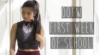 Lookbook | First Week of School Outfits | OOTW | Eva Chung