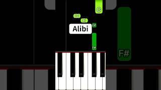 Alibi (Piano Tutorial) #TikTok