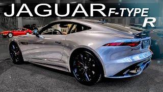 2024 Jaguar F-Type Coupe 5.0 in Eiger Gray. Exterior and Interior in Details